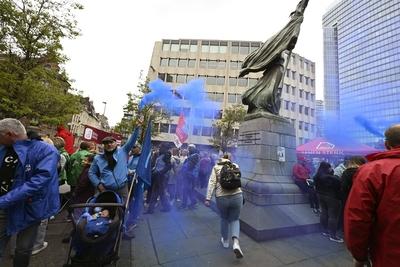 Demonstration Early Childhood Sector-stock-foto