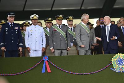 Lula na Celebra??o do Dia do Ex?rcito-stock-foto