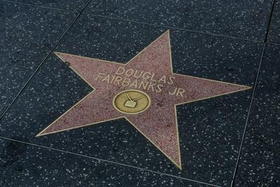 USA, United States of America, California, Los Angeles, 23.10.2016: Hollywood Walk of Fame am Hollywood Boulevard. / St-stock-photo