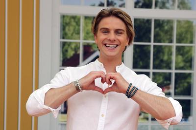 Vincent Gross - Immer wieder sonntags 2023, Folge 12 Schweizer Schlagers?nger Vincent Gross anl?sslich der ARD-Unterhalt-stock-foto
