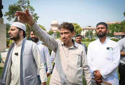 Waqf (Amendment) Act 2025 Hearing At Supreme Court Of India-stock-foto