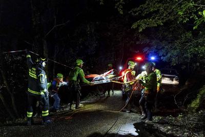 News -  Monte Faito Cable Car Crash-stock-foto