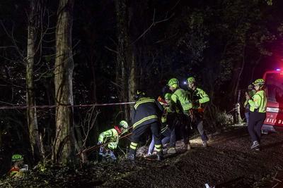 News -  Monte Faito Cable Car Crash-stock-foto