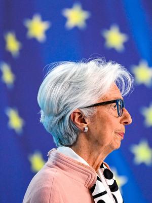 EZB-Ratssitzung mit Zinsentscheidung-stock-foto