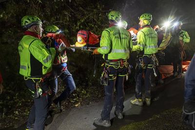 News -  Monte Faito Cable Car Crash-stock-foto