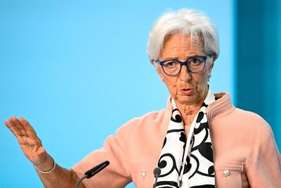 EZB-Ratssitzung mit Zinsentscheidung-stock-foto