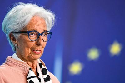 EZB-Ratssitzung mit Zinsentscheidung-stock-foto