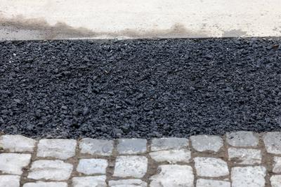 Strassenarbeiten (Stra?enarbeiten)-stock-foto