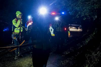 News -  Monte Faito Cable Car Crash-stock-foto