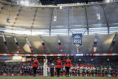 Vancouver Rise vs Calgary Wild : Northern Super League(NSL)-stock-foto