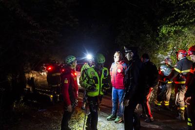News -  Monte Faito Cable Car Crash-stock-foto
