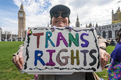 Trans Protest London-stock-photo