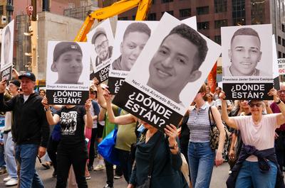 Our fight is for migrants-stock-foto