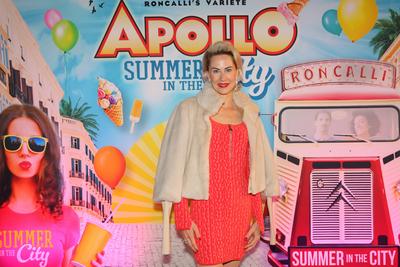 Apollo SUMMER IN THE CITY Premiere - Jeannine Halene (Agentur Rheinschurken) D?sseldorf Roncalli s Apollo Variete NRW De-stock-photo