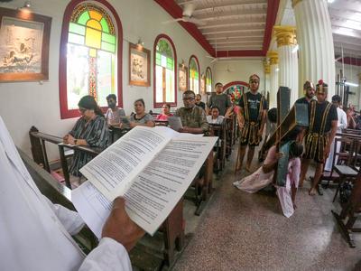 INDIA - RELIGION - CHRISTIANITY-stock-foto