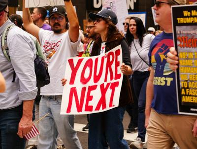 Our fight is for migrants-stock-foto