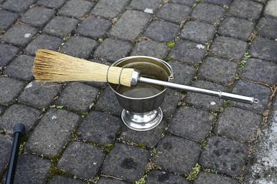 Die Speisensegnung in Polen, auch ??więconka genannt, ist eine traditionelle Osterspeisensegnung, die am Karsamstag sta-stock-foto
