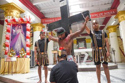 INDIA - RELIGION - CHRISTIANITY-stock-foto