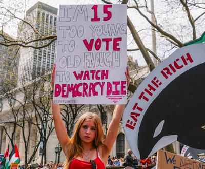 Our fight is for migrants-stock-foto