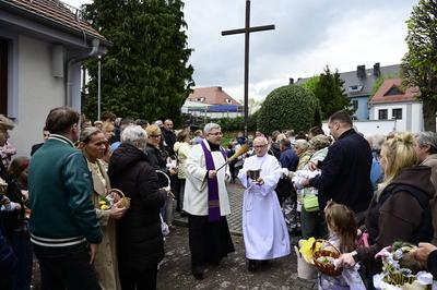 Die Speisensegnung in Polen, auch ??więconka genannt, ist eine traditionelle Osterspeisensegnung, die am Karsamstag sta-stock-foto