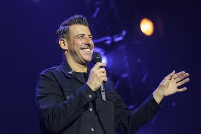 Music Concert - Francesco Gabbani - Dalla Tua Parte Tour 2025-stock-photo