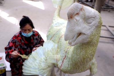 Paleontological Restoration Production in Binzhou-stock-foto