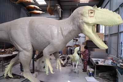 Paleontological Restoration Production in Binzhou-stock-foto