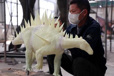 Paleontological Restoration Production in Binzhou-stock-foto