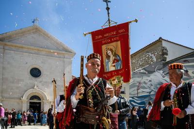 Croatia, Opuzen, 210425. The 24th Croatian Festival of Zudija was held in Opuzen on Easter Monday. The Zudija Festival i-stock-foto