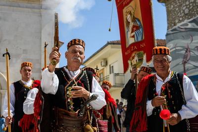 Croatia, Opuzen, 210425. The 24th Croatian Festival of Zudija was held in Opuzen on Easter Monday. The Zudija Festival i-stock-foto