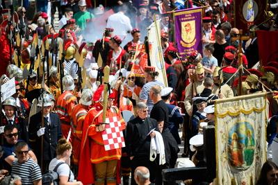Croatia, Opuzen, 210425. The 24th Croatian Festival of Zudija was held in Opuzen on Easter Monday. The Zudija Festival i-stock-foto