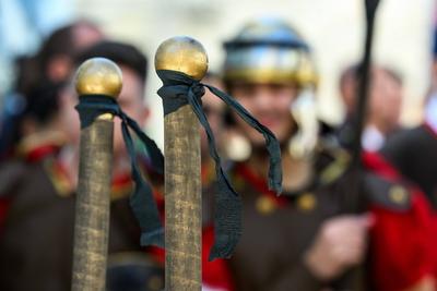 Croatia, Opuzen, 210425. The 24th Croatian Festival of Zudija was held in Opuzen on Easter Monday. The Zudija Festival i-stock-foto