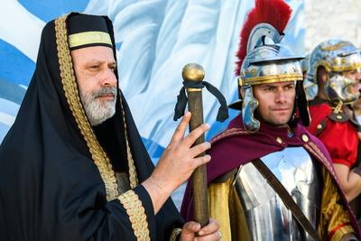 Croatia, Opuzen, 210425. The 24th Croatian Festival of Zudija was held in Opuzen on Easter Monday. The Zudija Festival i-stock-foto