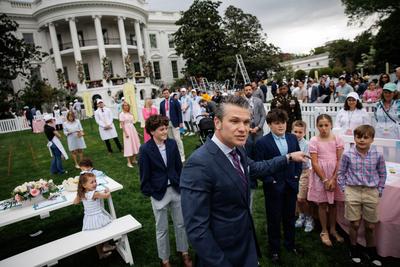 DC: 2025 White House Easter Egg Roll Preview-stock-photo