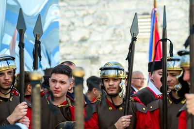 Croatia, Opuzen, 210425. The 24th Croatian Festival of Zudija was held in Opuzen on Easter Monday. The Zudija Festival i-stock-foto