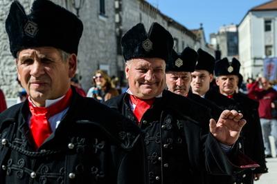 Croatia, Opuzen, 210425. The 24th Croatian Festival of Zudija was held in Opuzen on Easter Monday. The Zudija Festival i-stock-foto