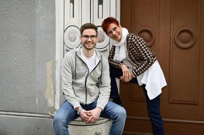 Lukas Natschinski, Gundula Natschinski-stock-foto
