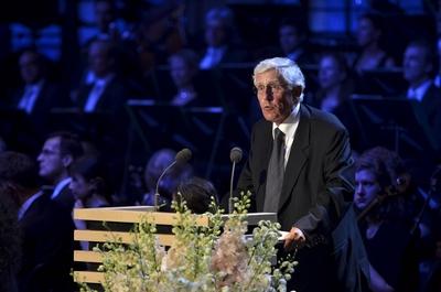 Eroeffnung der Salzburger Festspiele durch den Bundespraesidenten der Republik Oesterreich Heinz Fis-stock-photo