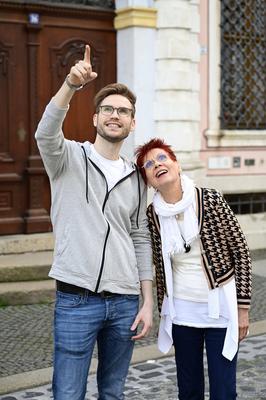 Lukas Natschinski, Gundula Natschinski-stock-foto
