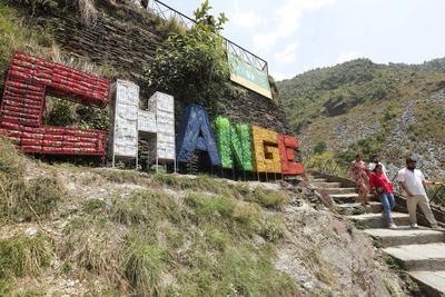 Earth Day in Dharamshala, India-stock-foto