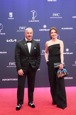 25th Anniversary Laureus World Sports Awards - Red Carpet-stock-photo