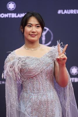 25th Anniversary Laureus World Sports Awards - Red Carpet-stock-photo