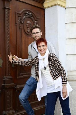 Lukas Natschinski, Gundula Natschinski-stock-foto