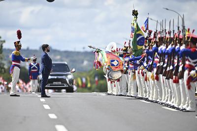 Presidente Lula recebe Gabriel Boric-stock-foto