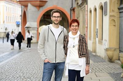 Lukas Natschinski, Gundula Natschinski-stock-foto