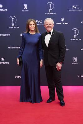 25th Anniversary Laureus World Sports Awards - Red Carpet-stock-photo