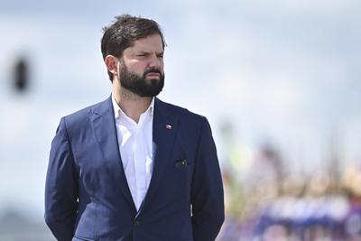 Presidente Lula recebe Gabriel Boric-stock-foto