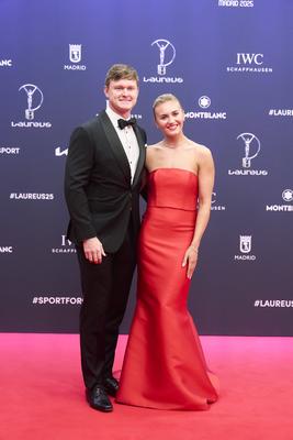 25th Anniversary Laureus World Sports Awards - Red Carpet-stock-photo
