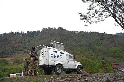 Terrorist Attack On Tourists In Pahalgam Kashmir-stock-foto