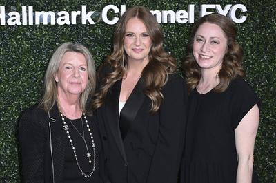 Heather Conkie, Alexandra Clarke, Marly Reed-stock-foto